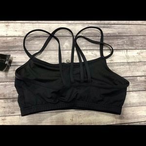 Capezio Tops - Capezio Black Womens Medium Zip Bra Dance Capezio Tops - Capezio Black Womens Medium Zip Bra Dance